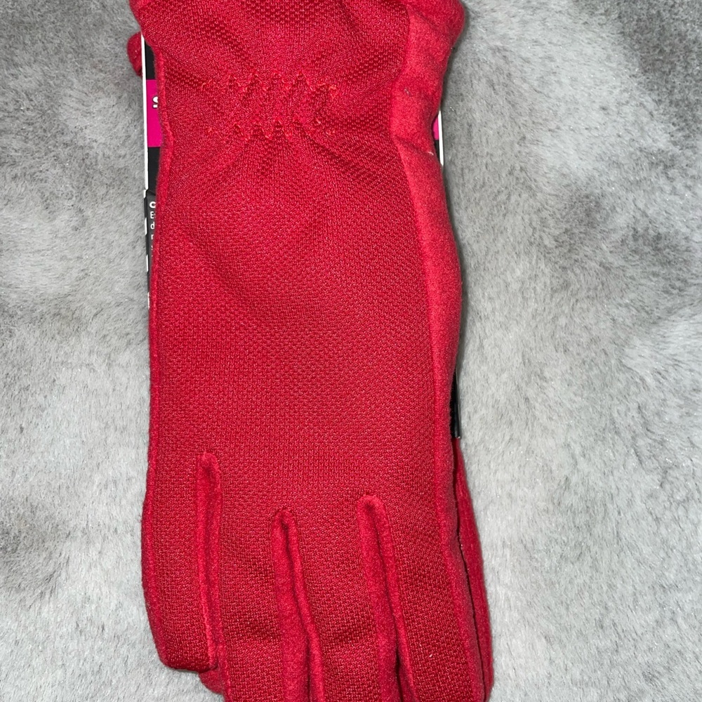 🧤NWT Isotoner Red Thermaflex Gloves - Picture 4 of 4